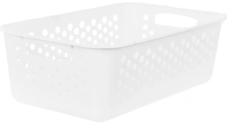 Orion M - Košík na organizáciu drobností, séria ARTUR, 25x16 - biely