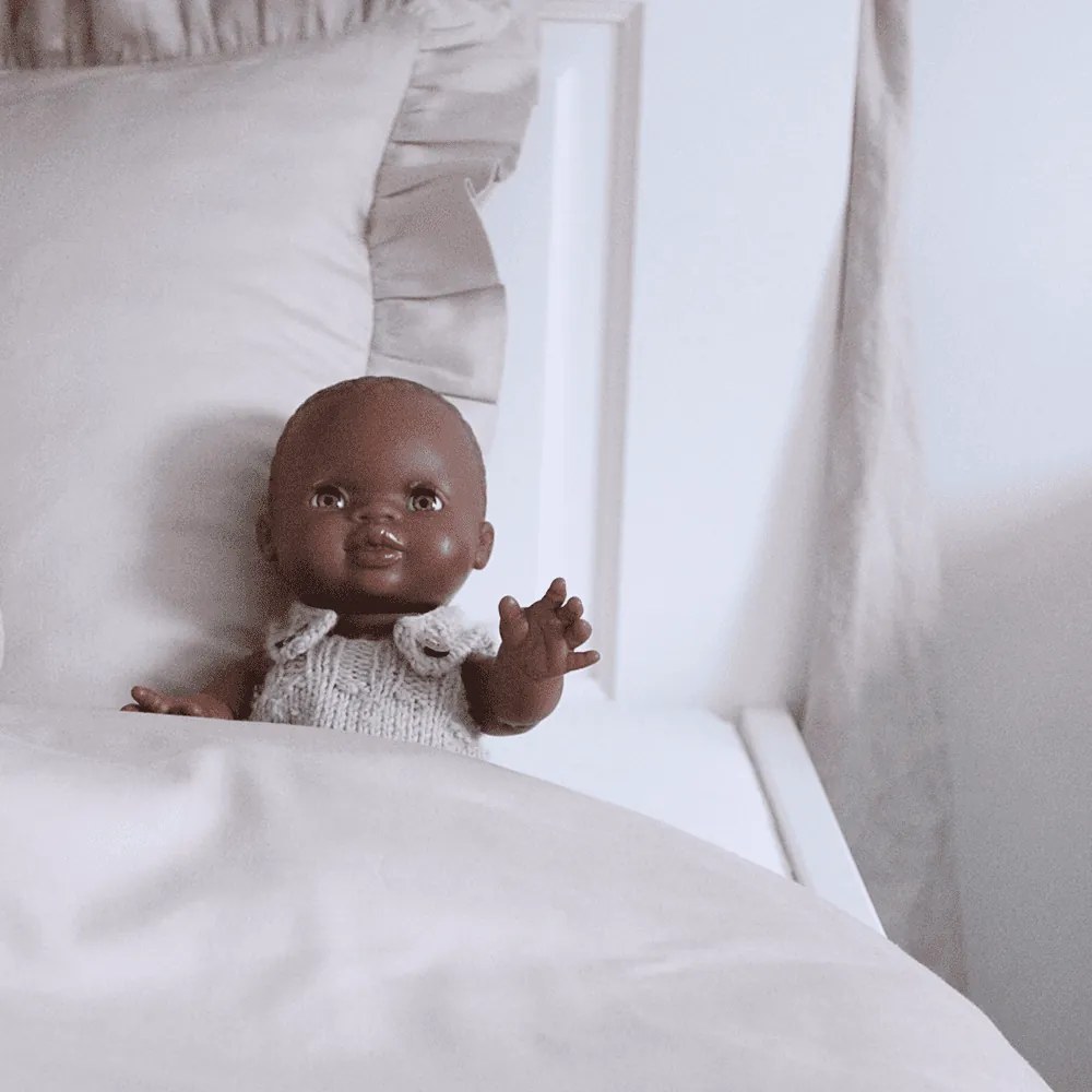 Obliečky Junior bez výplne s volánom Nude 100x140 cm