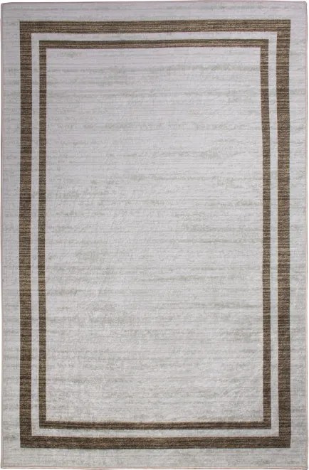 Protišmykový koberec MILANO 80007-01 krémový / hnedý