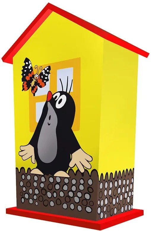 RAPPA Pokladnička Krtko - drevená - Rappa