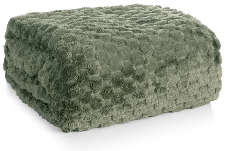 Dekorstudio Deka CINDY6 v olivovozelenej farbe Rozmer deky: 170x210cm