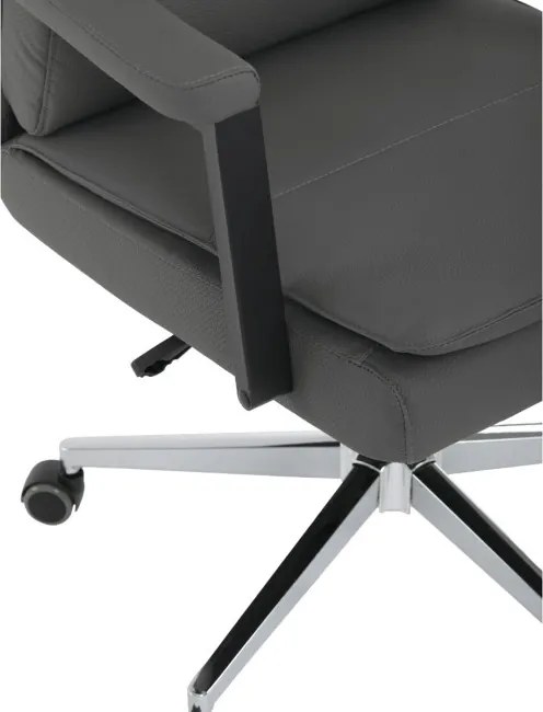 Kancelárska stolička sivá KA-D8104 GREY