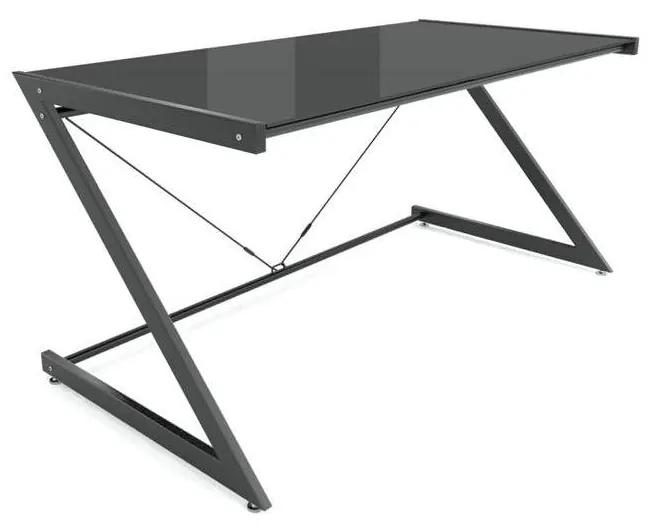 Dizajnový stôl Prest čierna/čierna