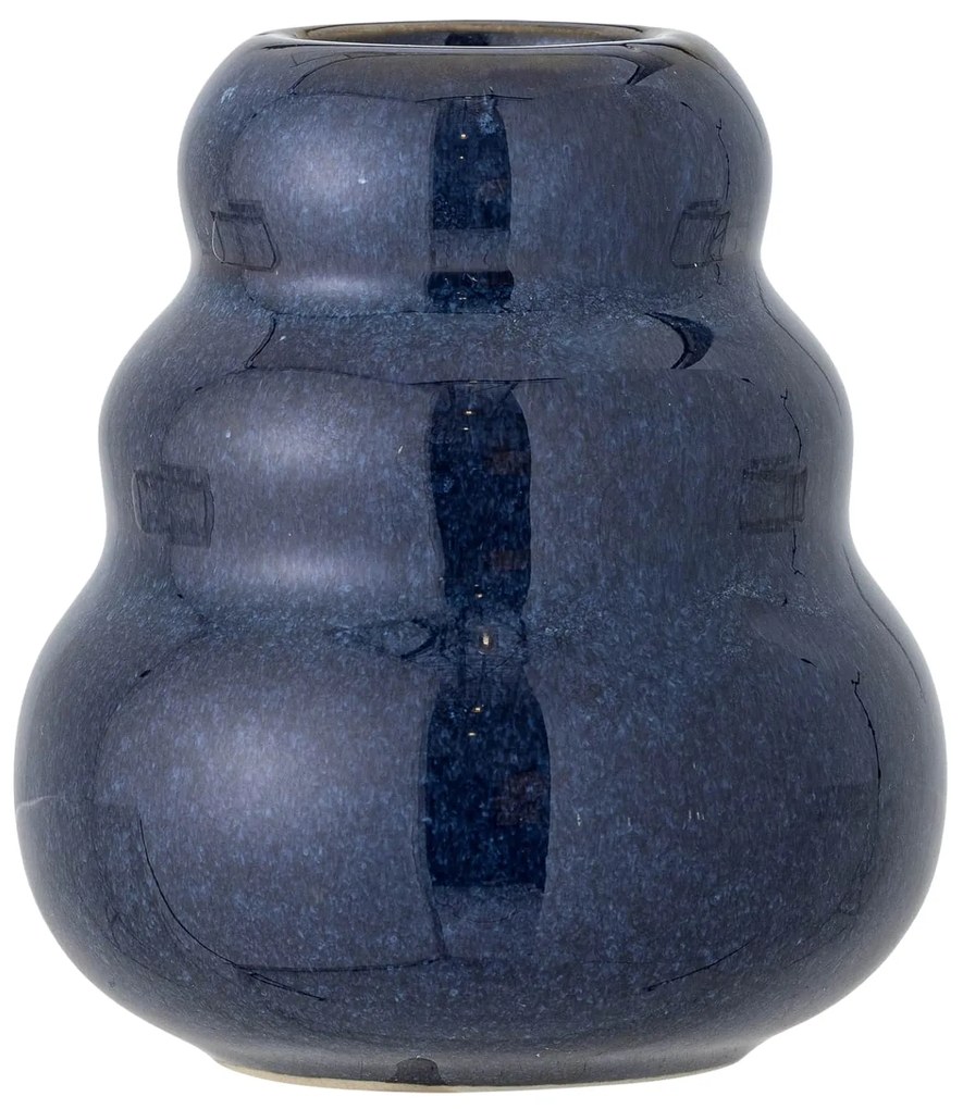Bloomingville Kameninová vázička Faramir Blue