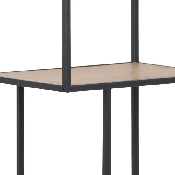 Knižnica SARON dub/čierna