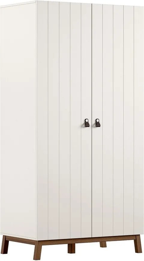 Béžová detská šatníková skriňa 99x196x58 cm Sezane – Vipack