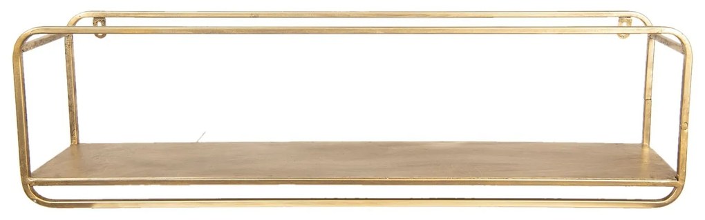Nástenná kovová zlatá polička - 70 * 13 * 20 cm