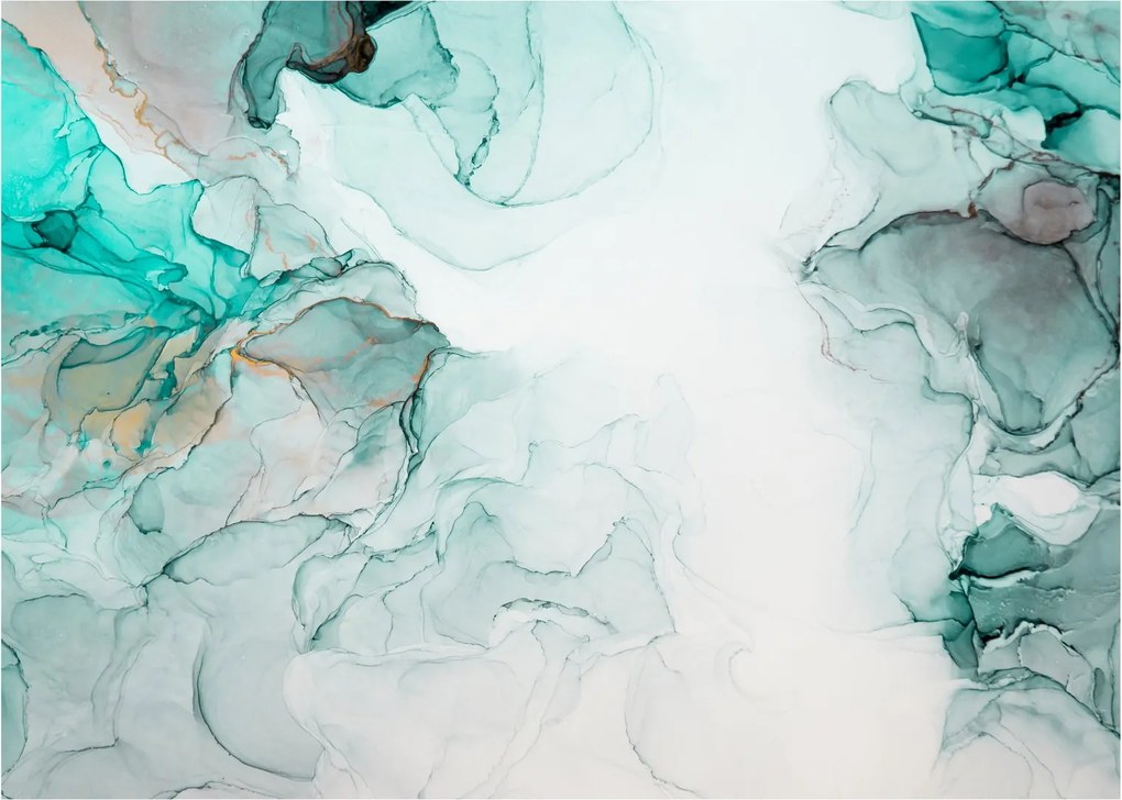 Obraz - Atramentová abstrakcia 2 (70x50 cm)