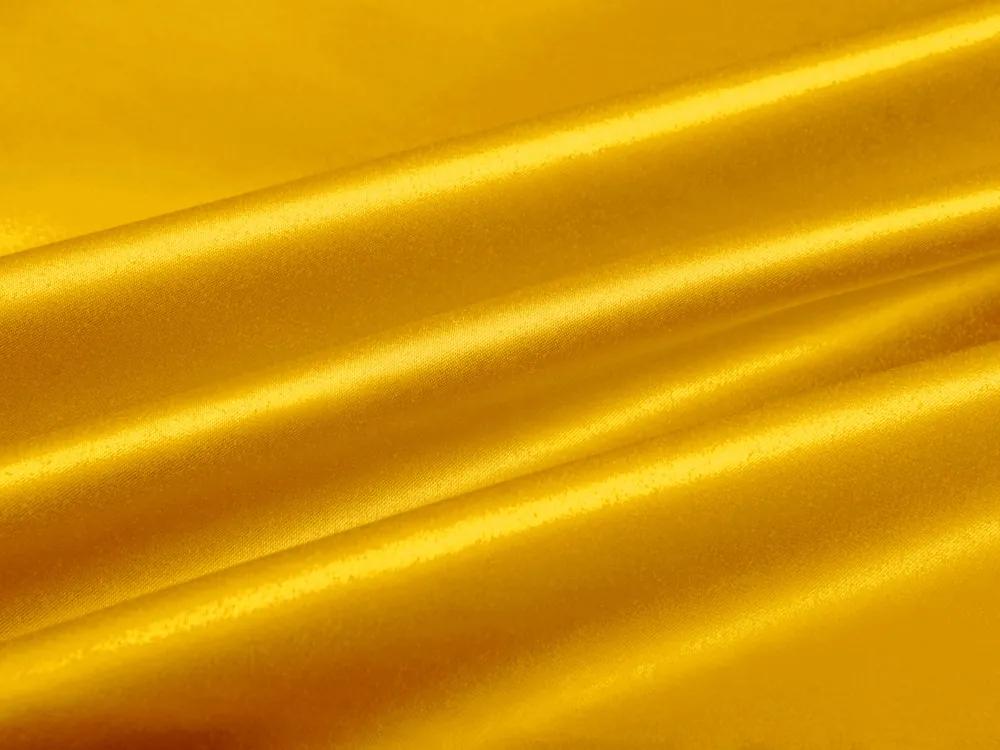 Biante Saténová obliečka na vankúš LUX-L041 Kanárikovo žltá 30 x 50 cm