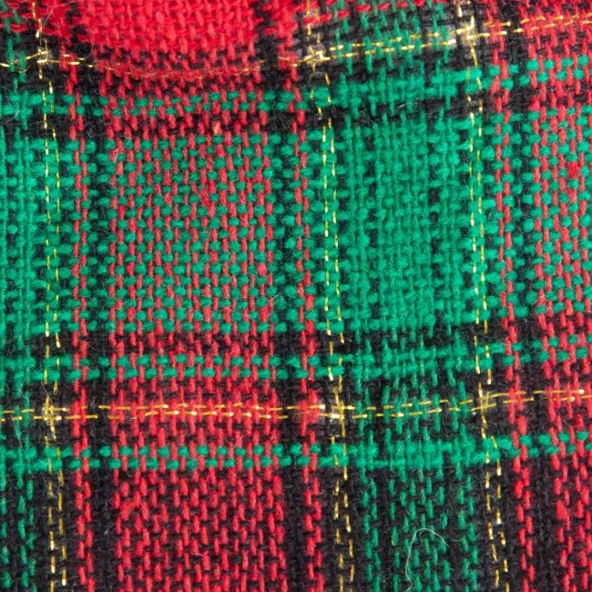 Vianočná dekorácia BOWE mašľa, károvaná 711091