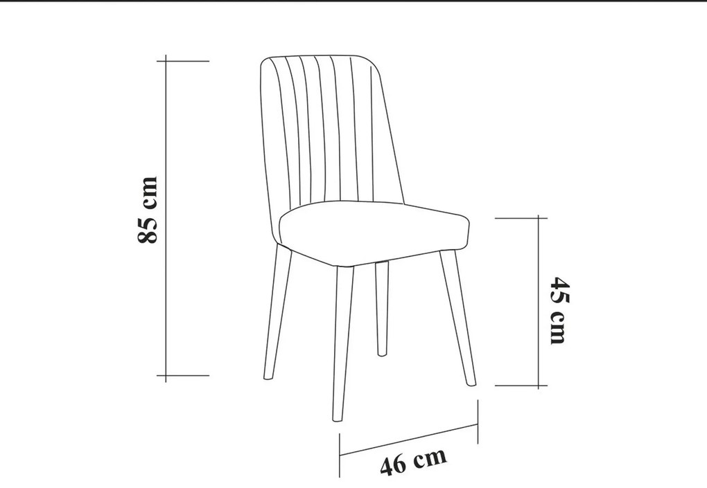 Jedálenský set Nidupo 6 (orech + námornícka modrá) (pre 2 osoby). Vlastná spoľahlivá doprava až k Vám domov. 1093766