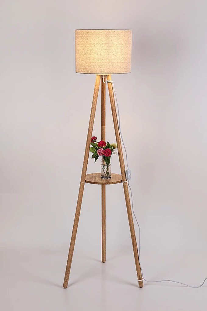 Rabalux TREVIA stojacia drevená lampa 74108