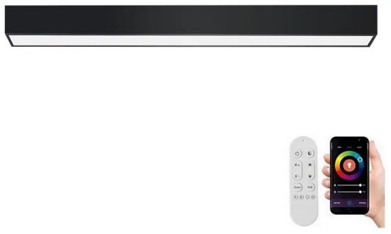 Immax NEO 07255L - LED Stmievateľné svietidlo LUNGO 20W/230V Wi-Fi Tuya čierna + DO