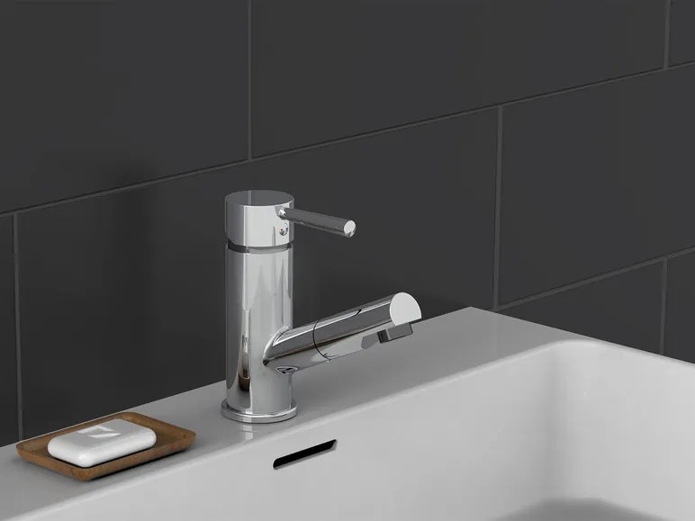 Schütte Umývadlová batéria Cornwall s výsuvnou sprchou  (100216098)