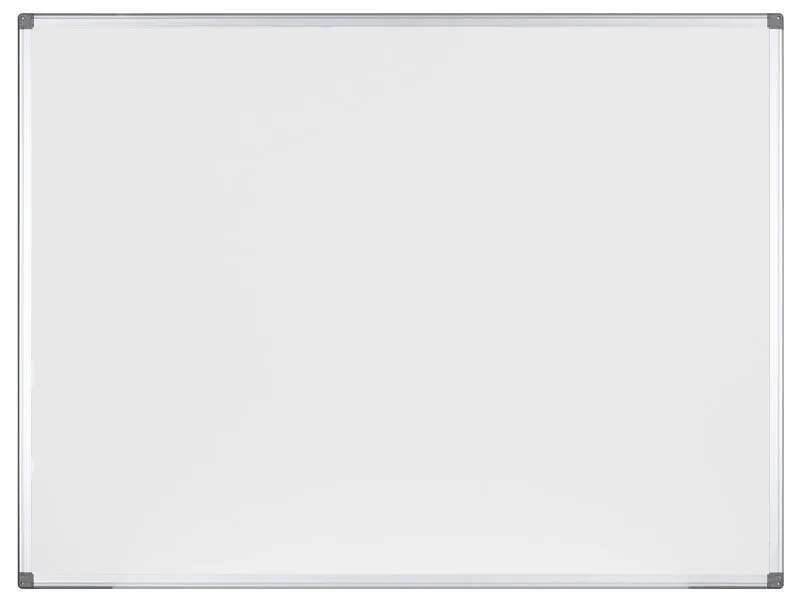 Biela popisovacia tabuľa na stenu, magnetická, 1200 x 900 mm