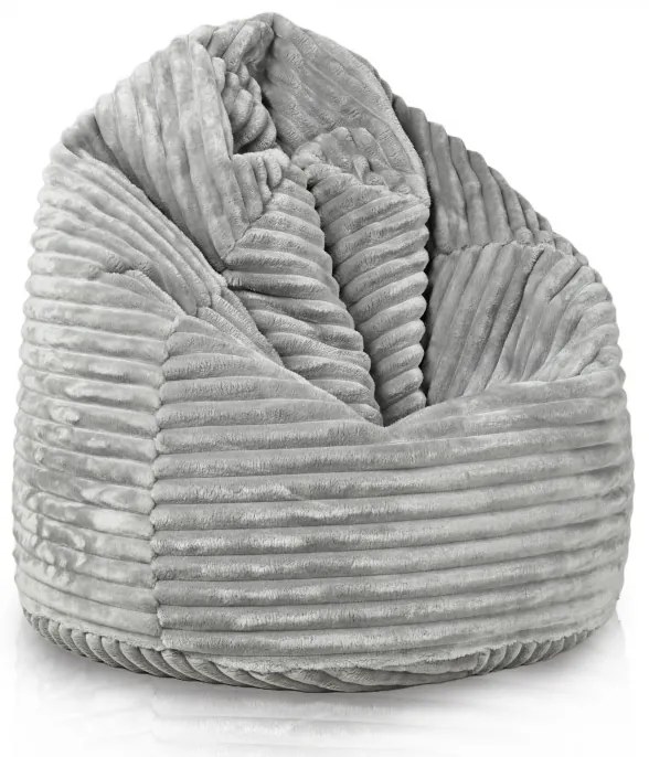 Sedací vak Bag Sako L Stripe Farba: Sv. sivý