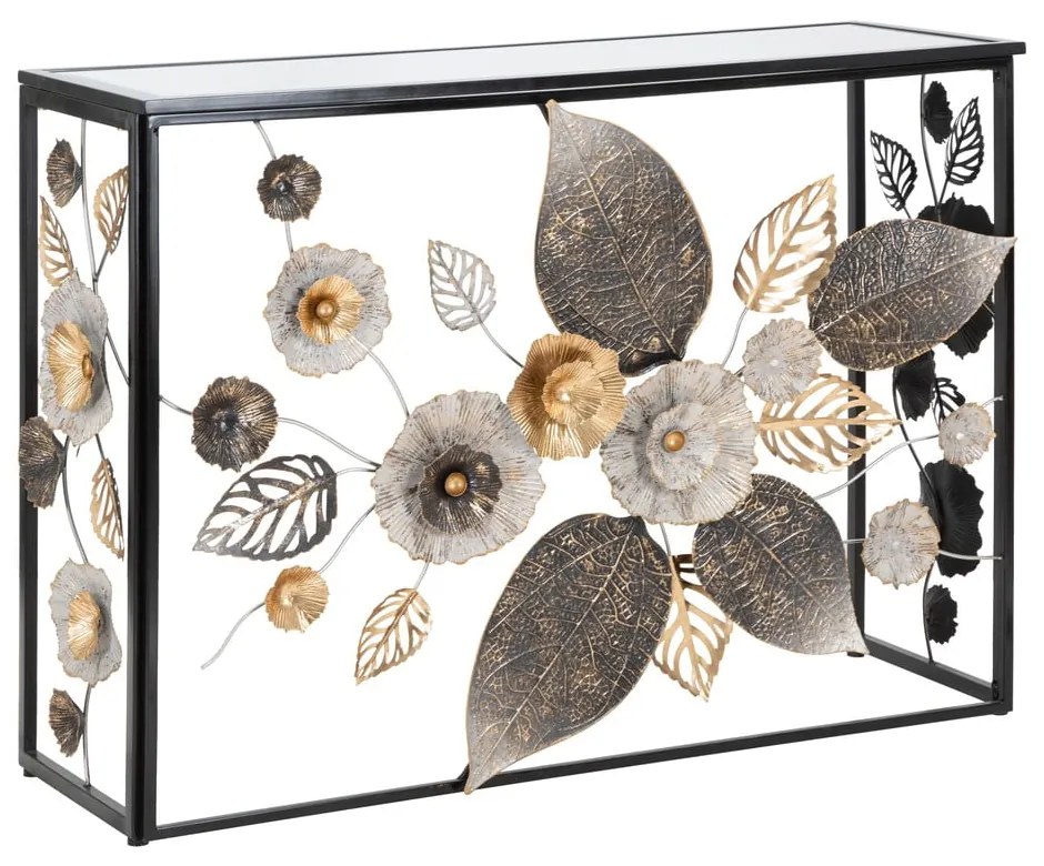 Čierny konzolový stolík 42x112 cm Glam Dark – Mauro Ferretti