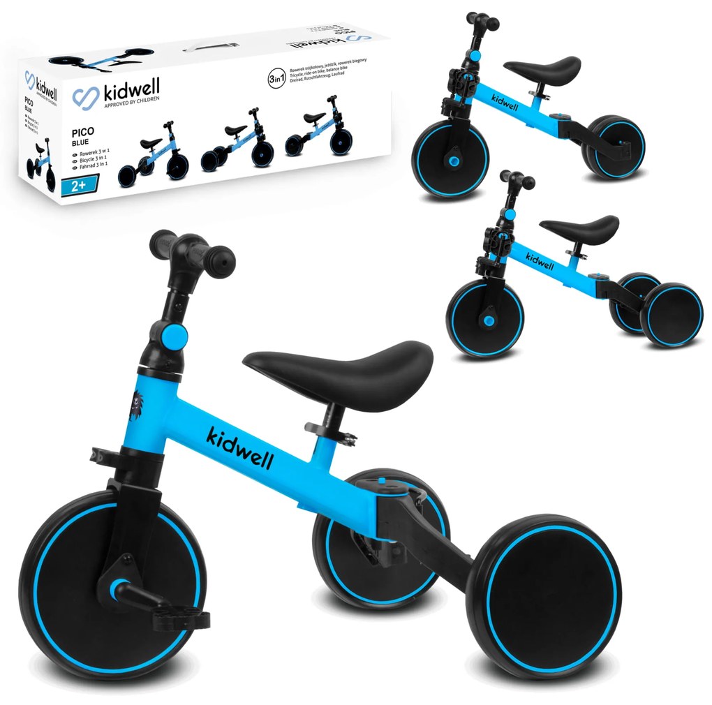 Cykloodrážadlo 3v1 PICO Blue