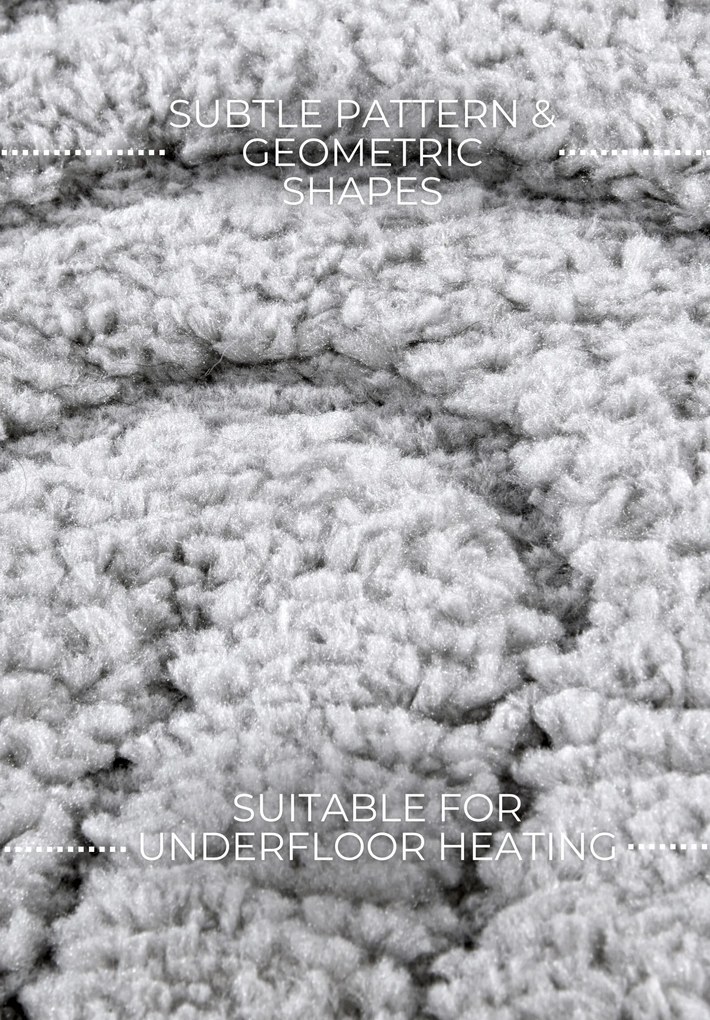 Kusový koberec New York 106205 Light Grey kruh, 200x200 (priemer) kruh, šedá, obývacia izba, ELLE Decoration