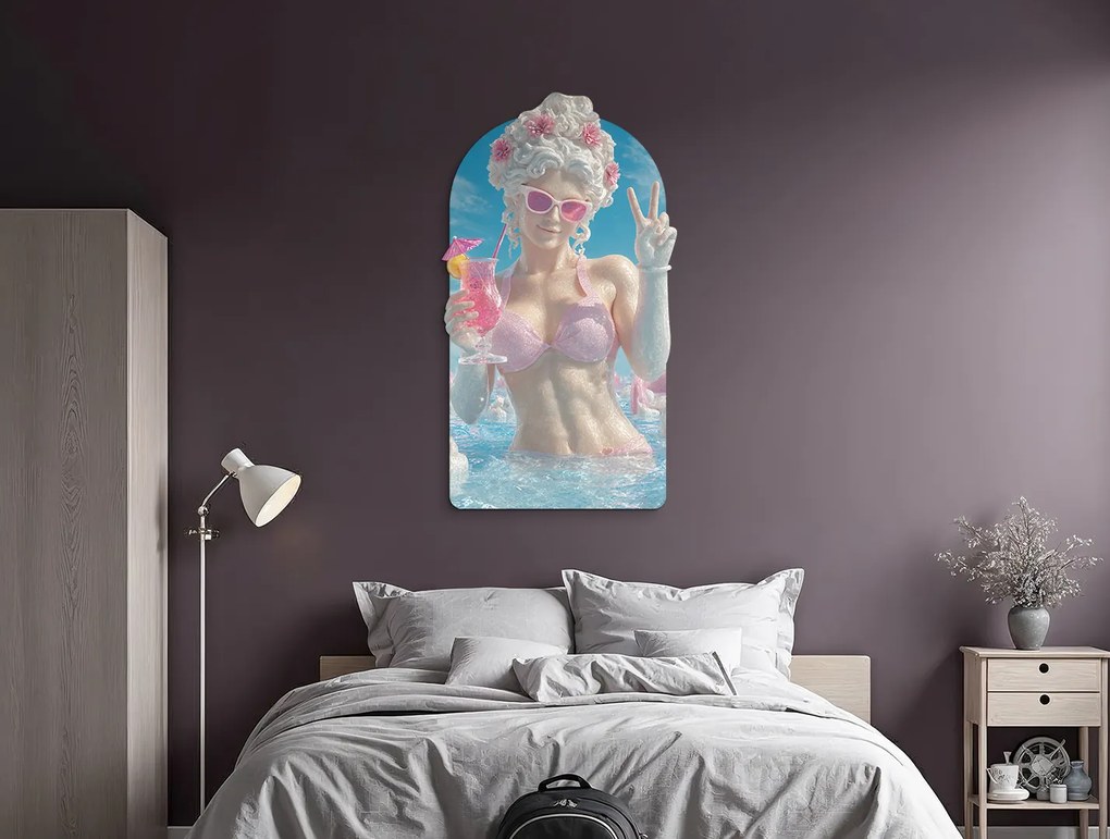 drevko | Obraz na stenu Bazénová bohyňa 80 x 45 cm