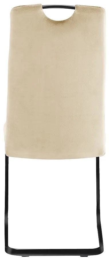Jedálenská stolička Axo Velvet, béžová