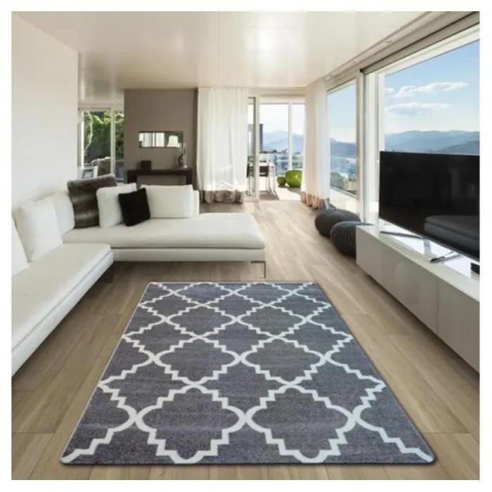 Kusový koberec Mira šedý 140x190cm