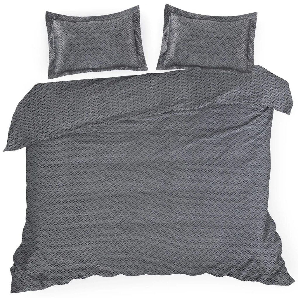 BAMBUSOVÉ OBLIEČKY BAMBO 200X220 CM, 2KS 60X80 CM SIVÉ
