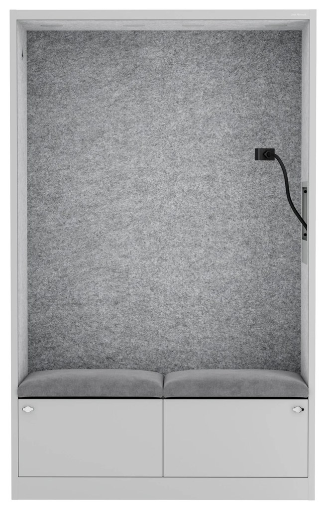 Sally 1150mm korpus Szary - siedzisko Szary