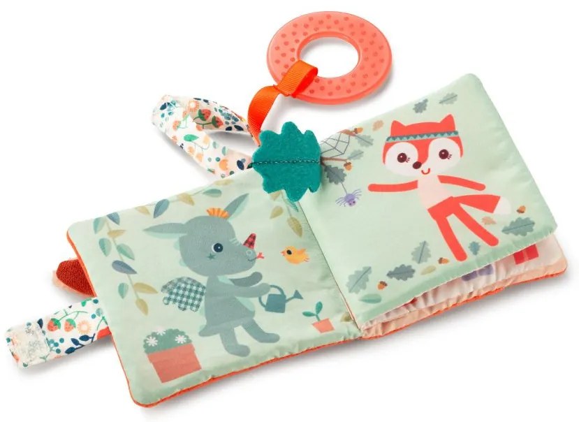 Lilliputiens - jelenček Stella - textilná knižka s hryzadielkom