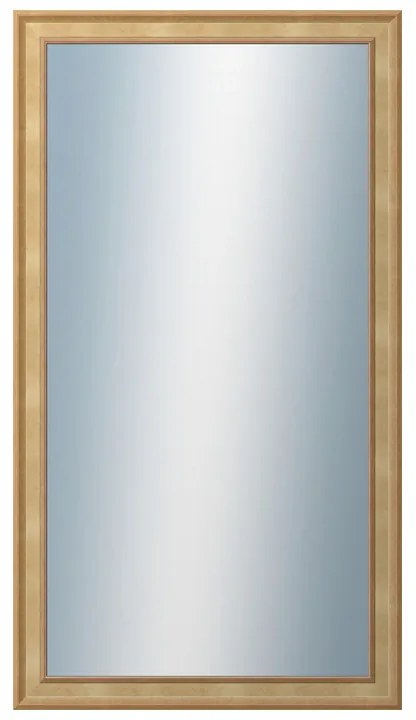 DANTIK - Zrkadlo v rámu, rozmer s rámom 50x90 cm z lišty TOOTH malá zlatá (3161)