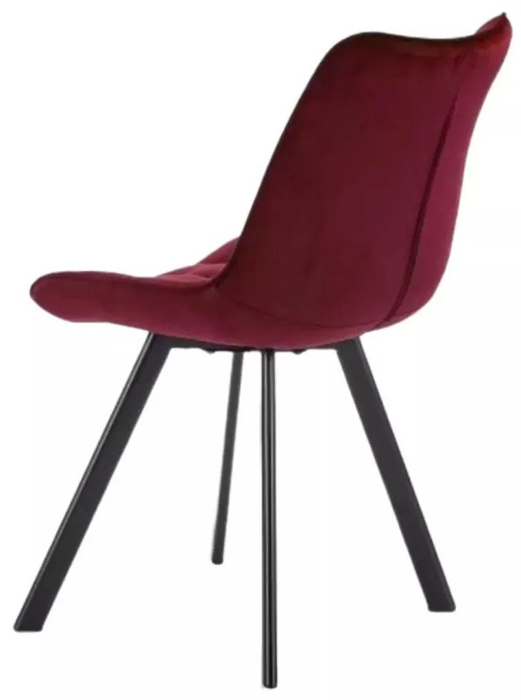 LuxuryForm DESIGN Stolička ORLEN VELUR - vínová