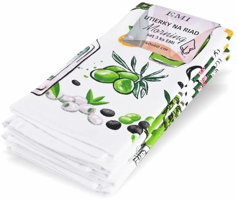 Utierky na riad Olive Oil set 3 ks EMI