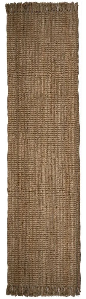 Flair Rugs, Behúň Sarita Jute Boucle Natural, 60x230, béžová, chodba / predsieň
