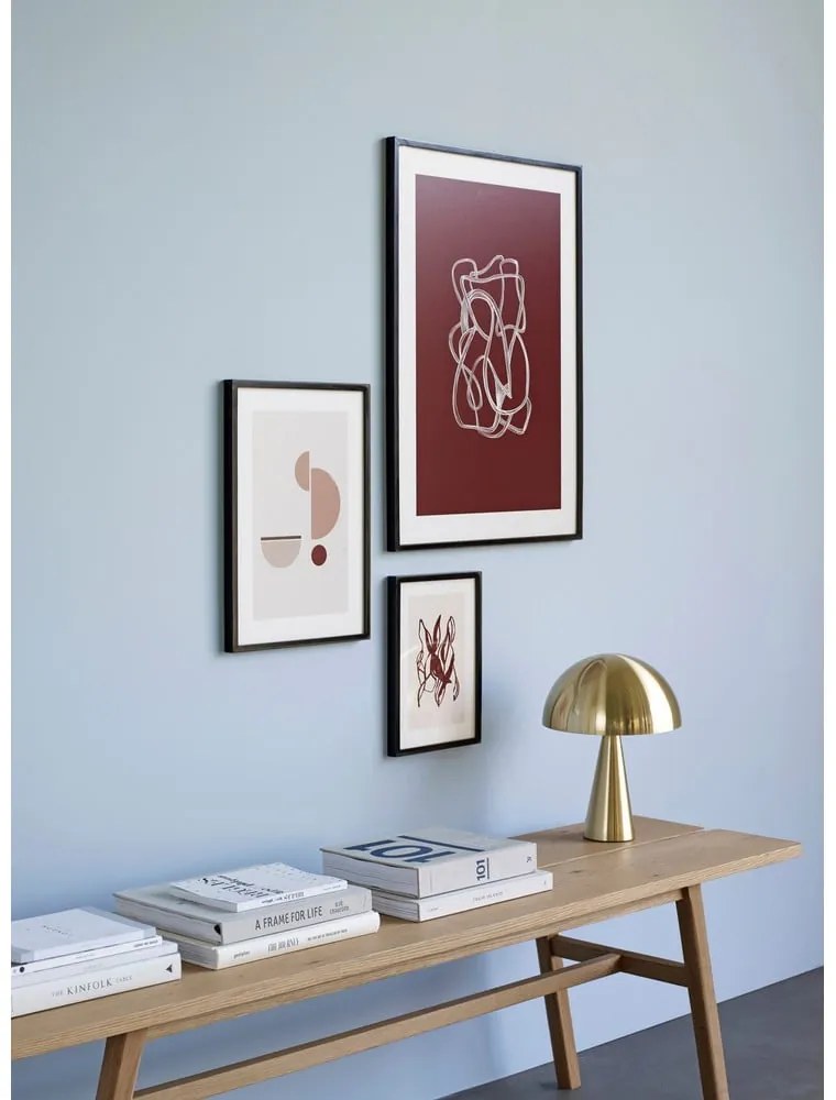 Stolová lampa v zlatej farbe Hübsch Herho