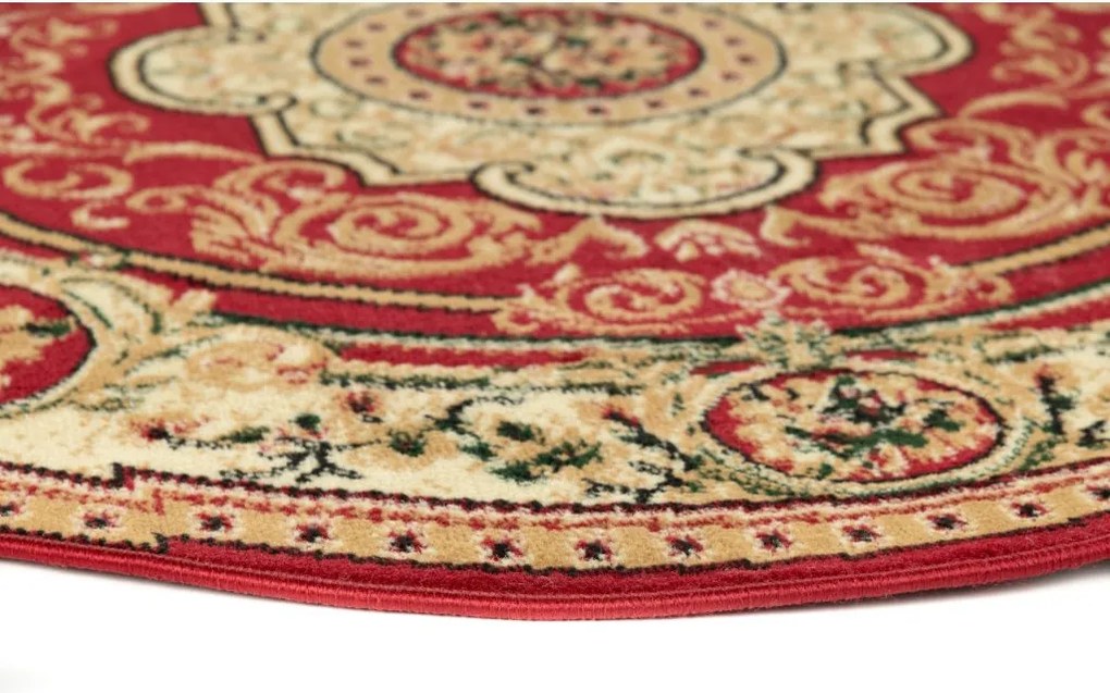 TA Koberec F744A ČERVENÉ ATLASOVÉ KOLESO Rozmer: 100x100 cm