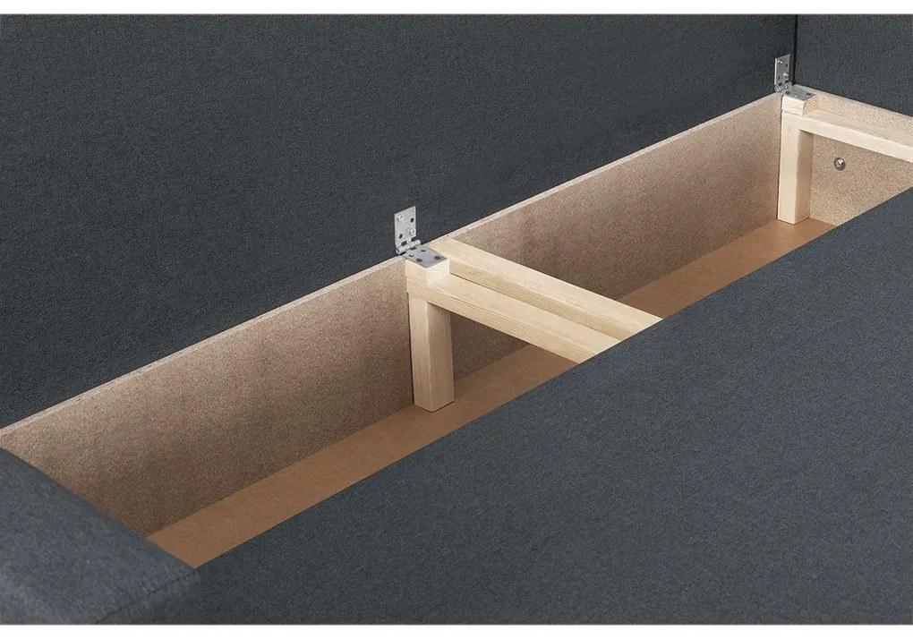 Rozkládací pohovka KENO Tmavě šedá