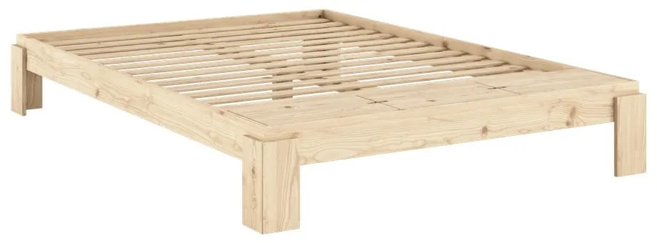 Dvojlôžková posteľ z borovicového dreva s roštom v prírodnej farbe 160x200 cm Layers – Karup Design