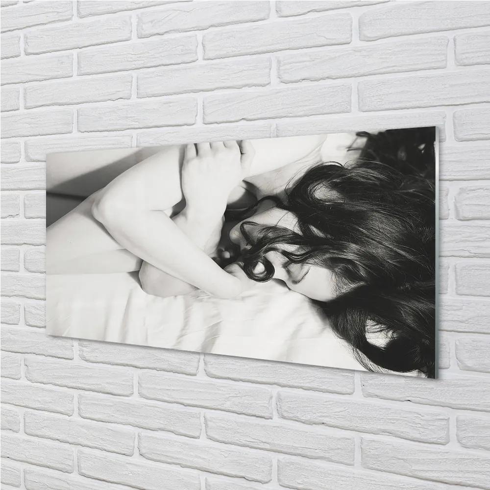 Nástenný panel  spiace ženu 120x60 cm