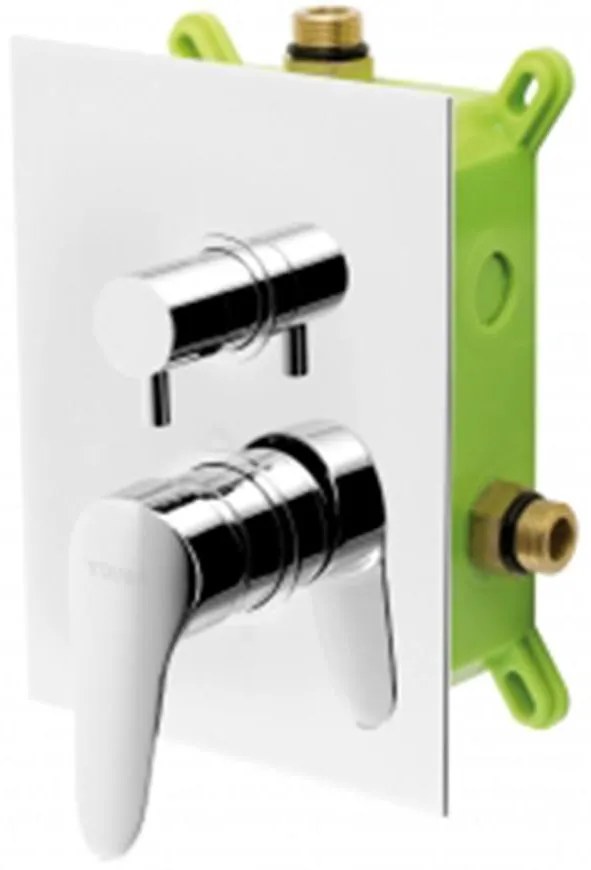 Titania Iris New podomietková vaňová batéria s boxom, 2 vývody