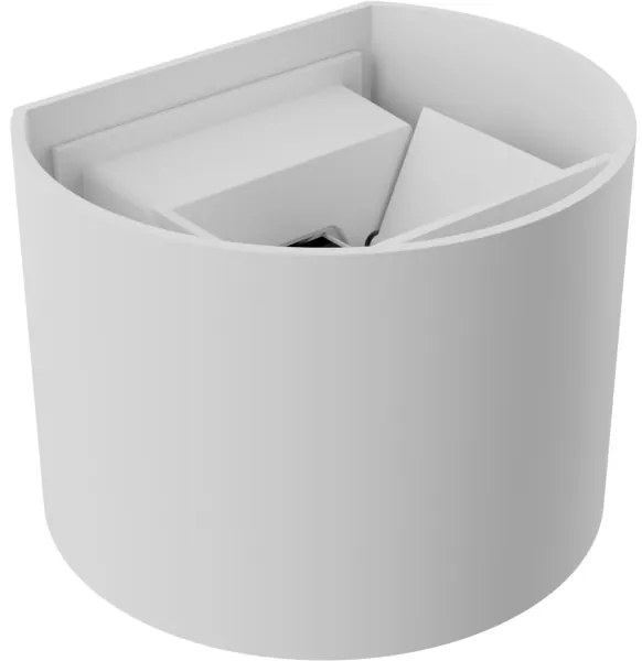 APLED - LED Vonkajšie nástenné svietidlo OVAL 2xLED/3W/230V IP65