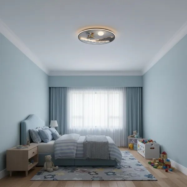 Brilagi - LED stmievateľné detské stropné svietidlo ASTRO LED/68W/230V 3000-6000K + diaľkové ovládanie