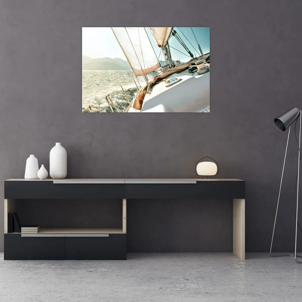 Obraz - Jachta (90x60 cm)