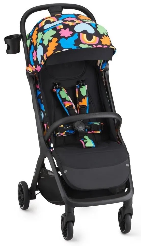 KINDERKRAFT SELECT - Športový kočík NUBI 2 Happy shapes