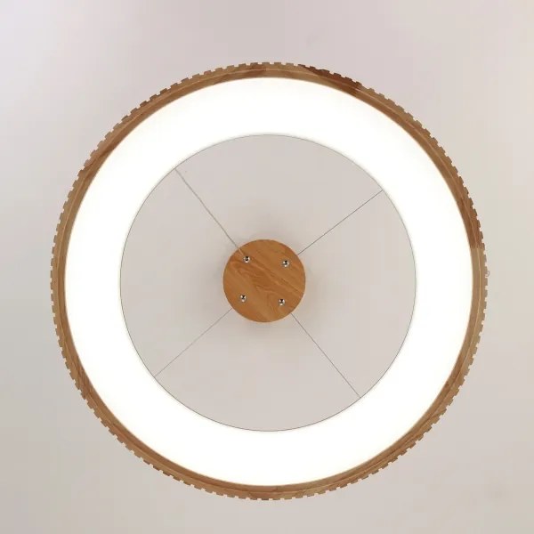 Brilagi - LED luster na lanku FALCON WOOD MODERN LED/40W/230V pr. 60 cm drevo