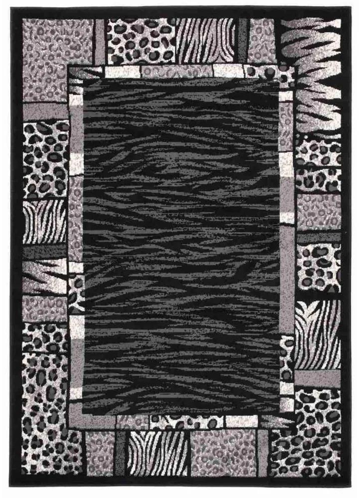 Kusový koberec PP Petro čierny 220x300cm