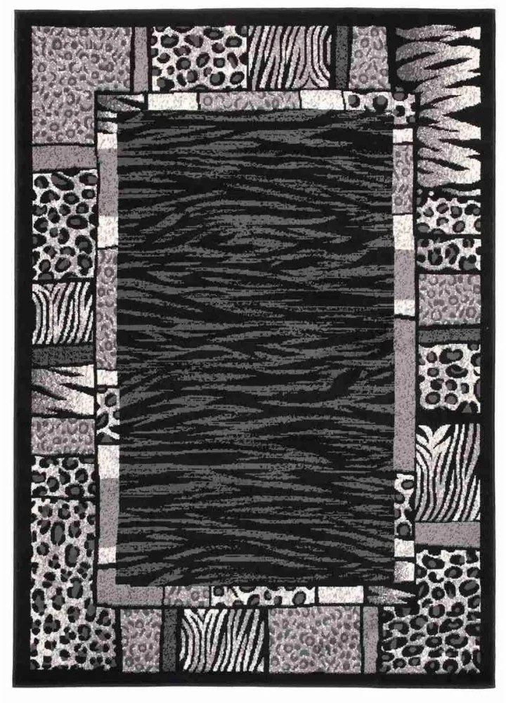 Kusový koberec PP Petro čierny 250x300cm