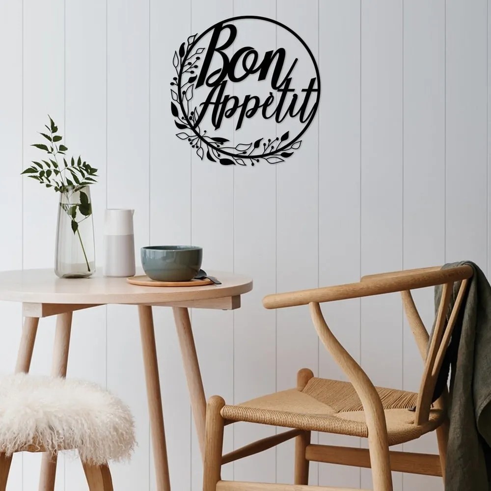 Kovová nástenná dekorácia Bon Appetit – Wallity