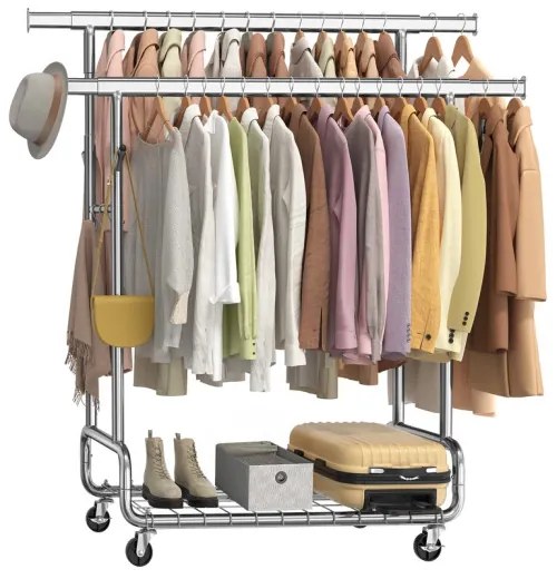 Vešiakový stojan na kolieskach HSR015E01