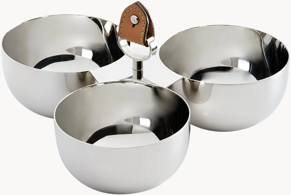 Misky na dipy's koženou rukoväťou Wyatt, 3 ks