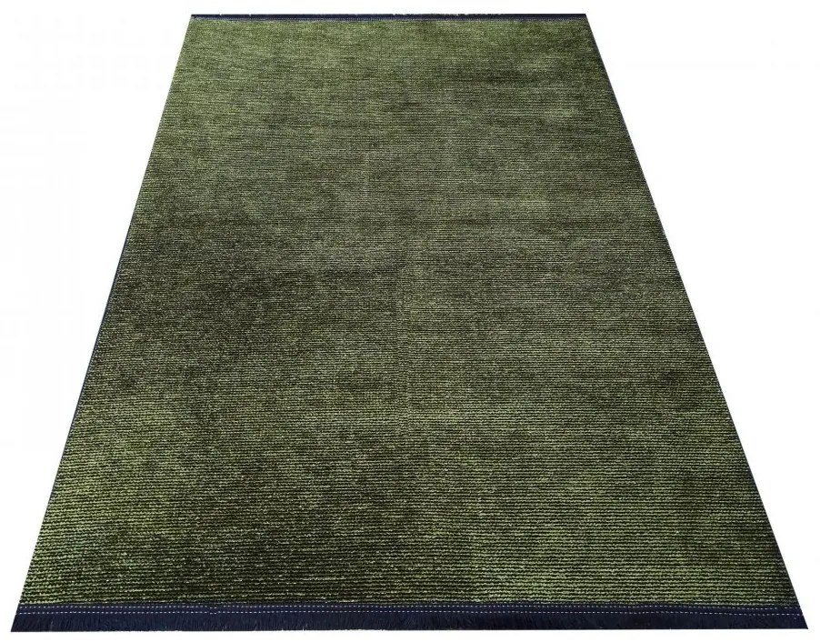 Zelený moderný koberec do každej izby Šírka: 80 cm | Dĺžka: 300 cm